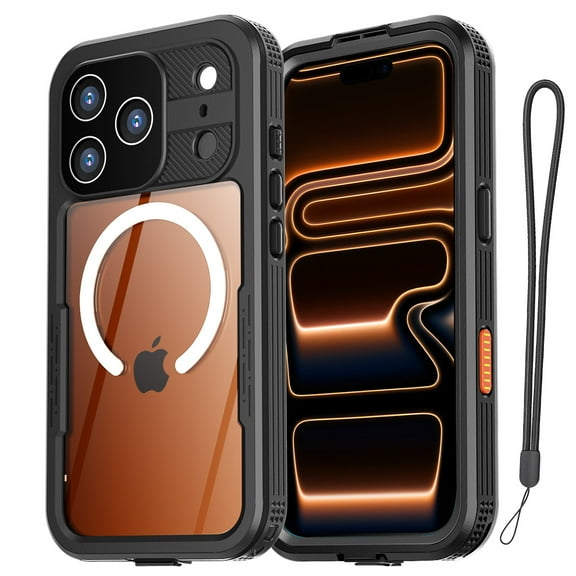 Magnetic for iPhone 17 Pro Max Case Waterproof, Built in Screen Protector & Camera Protection, [Compatible with MagSafe] Full Body Dustproof Heavy Duty Rugged Phone Case 6.9''