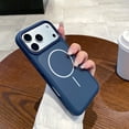 thumbnail image 1 of Magnetic For iPhone 17 Pro Max Phone Case,Compatible with Mag-Safe,Matte Anti-fingerprint Back,Shockproof Ultra Slim Anti-fall Anti-Scratch Protection Rugged Simple Phone Case Cover,Blue, 1 of 12
