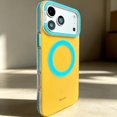thumbnail image 1 of Magnetic For iPhone 17 Pro Max Phone Case,Compatible with Wireless Charging,Vibrant Two-color Contrasting Design,Anti-Scratch Shockproof Anti-fall Drop protection,Thin Fit Phone Case,F, 1 of 7