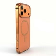 thumbnail image 1 of Magnetic For iPhone 17 Pro Phone Case,Compatible with Mag-Safe,Ultra Slim Shockproof Anti-Scratch Metal Bumper Drop Protection,Hard PC Back Rugged Thin Fit Phone Case Cover,Orange, 1 of 7