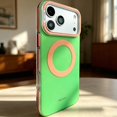 thumbnail image 1 of Magnetic For iPhone 17 Pro Phone Case,Compatible with Wireless Charging,Vibrant Two-color Contrasting Design,Anti-Scratch Shockproof Anti-fall Drop protection,Thin Fit Phone Case,B, 1 of 7