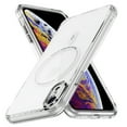 thumbnail image 1 of Magnetic for iPhone XR Case, [Compatible with MagSafe] [Full Camera Protection] [10FT Drop Protection] Non-Yellowing Shockproof Protective Slim Phone Case for iPhone XR,Clear, 1 of 7
