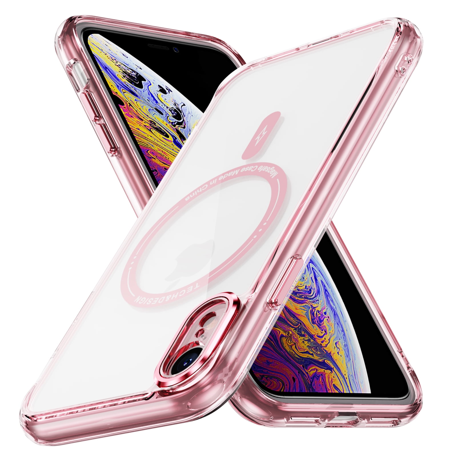 Magnetic for iPhone XR Case, [Compatible with MagSafe] [Full Camera  Protection] [10FT Drop Protection] Non-Yellowing Shockproof Protective Slim  Phone