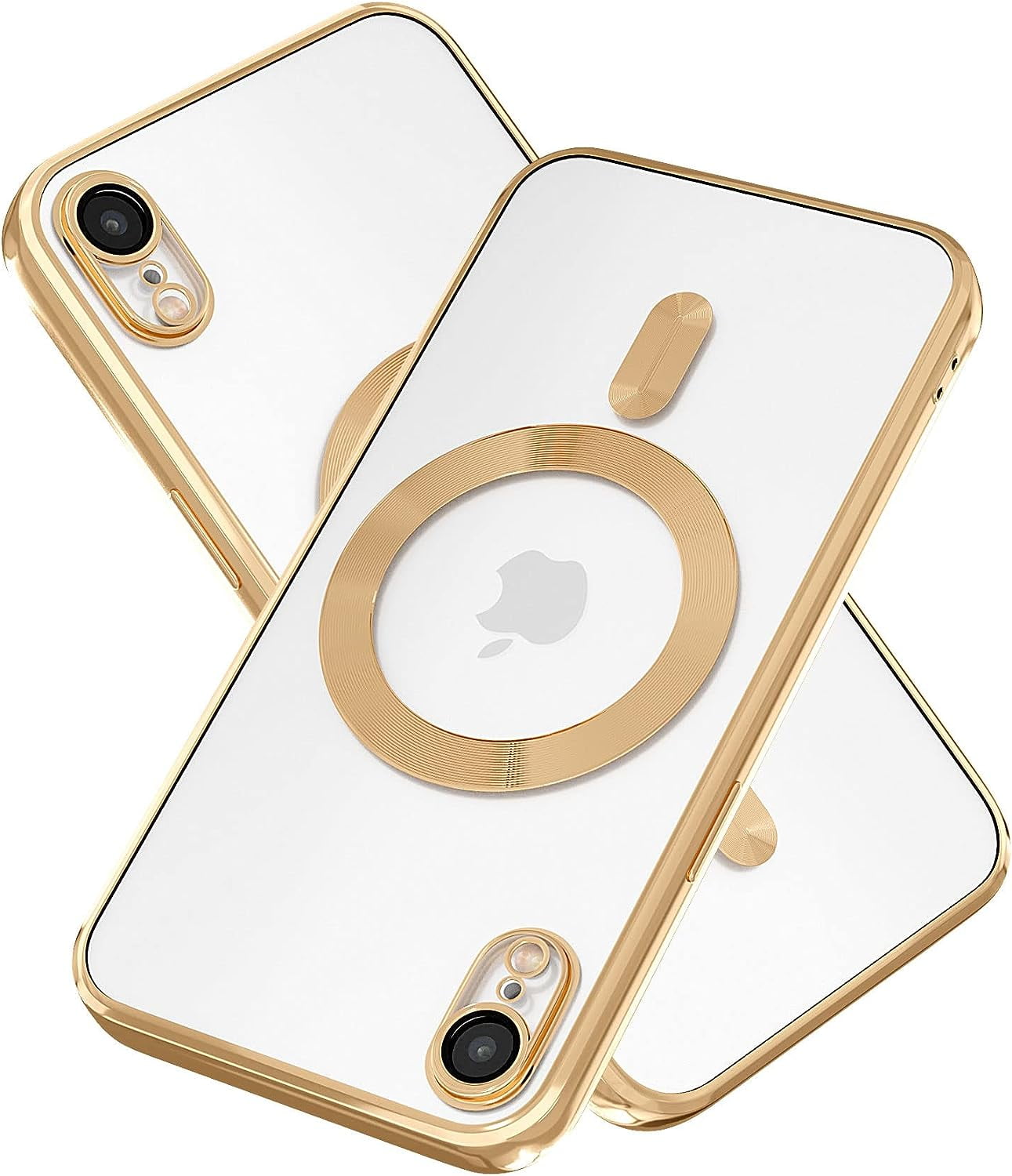 Magnetic for iPhone XR Case,Electroplated Clear Slim iPhone XR
