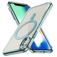 thumbnail image 1 of Magnetic for iPhone XS/X Case, [Fit for MagSafe] [Never Yellowing] [Military Grade Rugged Durable Protection] Back Slim Clear Wireless Charging Shockproof Premium Phone Case,Blue, 1 of 7