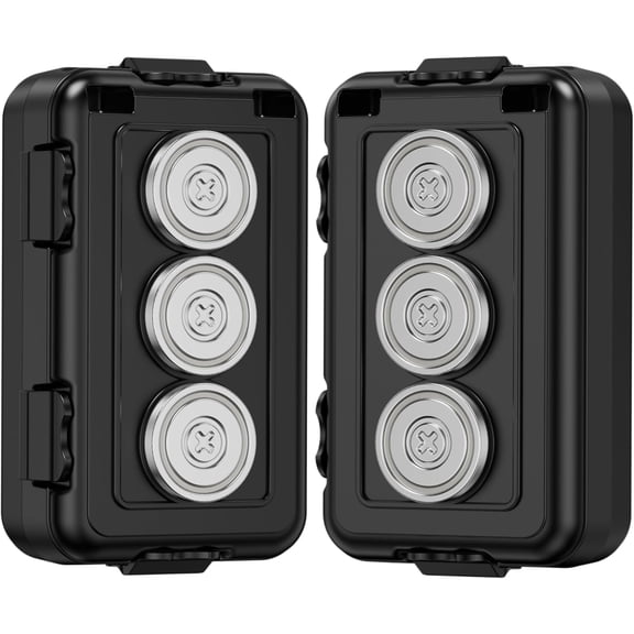 Magnetic key box for under car, Magnetic key holder for car,hide a key outside,Hide A Key Magnetic CarWaterproof Key Holder for Outside Hidden (M1, standard)