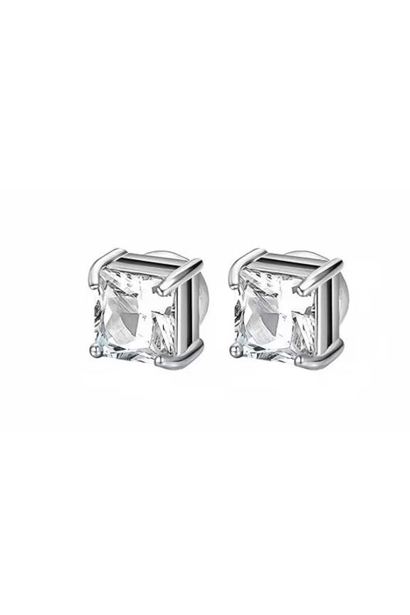 Magnetic suction non perforated ear clip earrings Zircon magnet ear studs Ear bone studs.