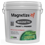 Magnetize-It! Magnetic Paint & Primer Water Based   ECO TITAN Extra Strong and Sustainable 10L, Black