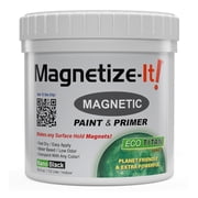 Magnetize-It! Magnetic Paint & Primer, water-based - ECO TITAN Extra Strong and Sustainable 1/2L, Black