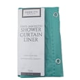 thumbnail image 1 of Magnetized Shower Curtain Liner with Metal Grommets Waterproof Teal, 1 of 3