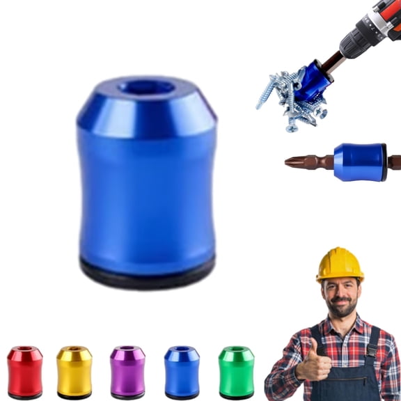 Magnetizer & Demagnetizer Tool Set, 2026 Universal Magnetic Screw Ring Head, Strong Magnetic Screw Ring, Fast Magnetize Demagnetize Small Tools, For Home Repair DIY Fix Magnetic Screw Holder