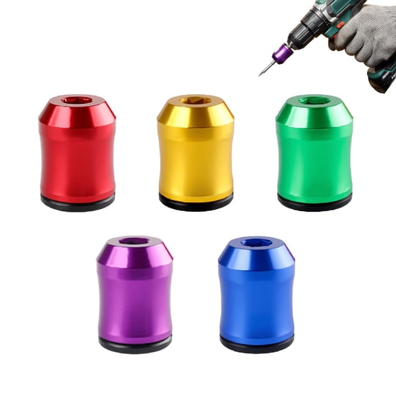 Magnetizer & Demagnetizer Tool Set, 3/5pcs Magnetic Screw Holder for Drill Bits, Hex Screwdrivers, Impact Drivers