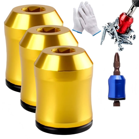 Magnetizer & Demagnetizer Tool Set, Hands-Free Efficiency & Anti-Slip, Durable, Removable for Hex Screwdrivers & Power Bits