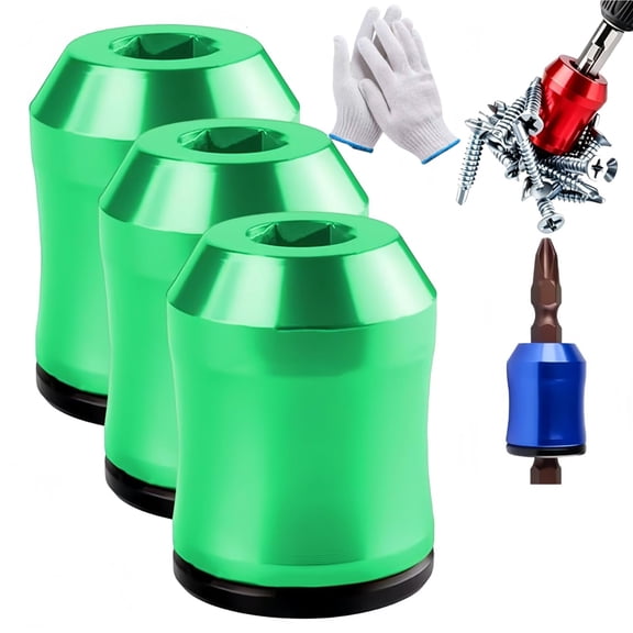 Magnetizer & Demagnetizer Tool Set, Hands-Free Efficiency & Anti-Slip, Durable, Removable for Hex Screwdrivers & Power Bits