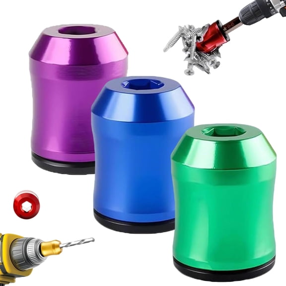 Magnetizer & Demagnetizer Tool Set for Screwdrivers Bits Magnetic Screw Ring Fast Magnetize Demagnetize Small Tools for Home Repair Electronics DIY Fix Magnetic Screw Holder(3Pcs/B)