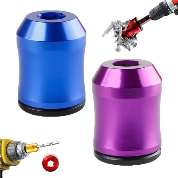 Magnetizer & Demagnetizer Tool Set for Screwdrivers Bits Magnetic Screw Ring Fast Magnetize Demagnetize Small Tools for Home Repair Electronics DIY Fix Magnetic Screw Holder(2Pcs/B)