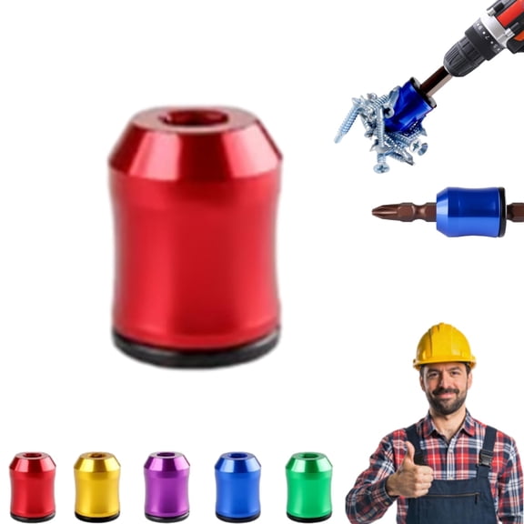 Magnetizer & Demagnetizer Tool Set for Screwdriver Bits, Magnetic Screw Ring Holder for DIY Repair, Home Tools & Small Parts Assembly