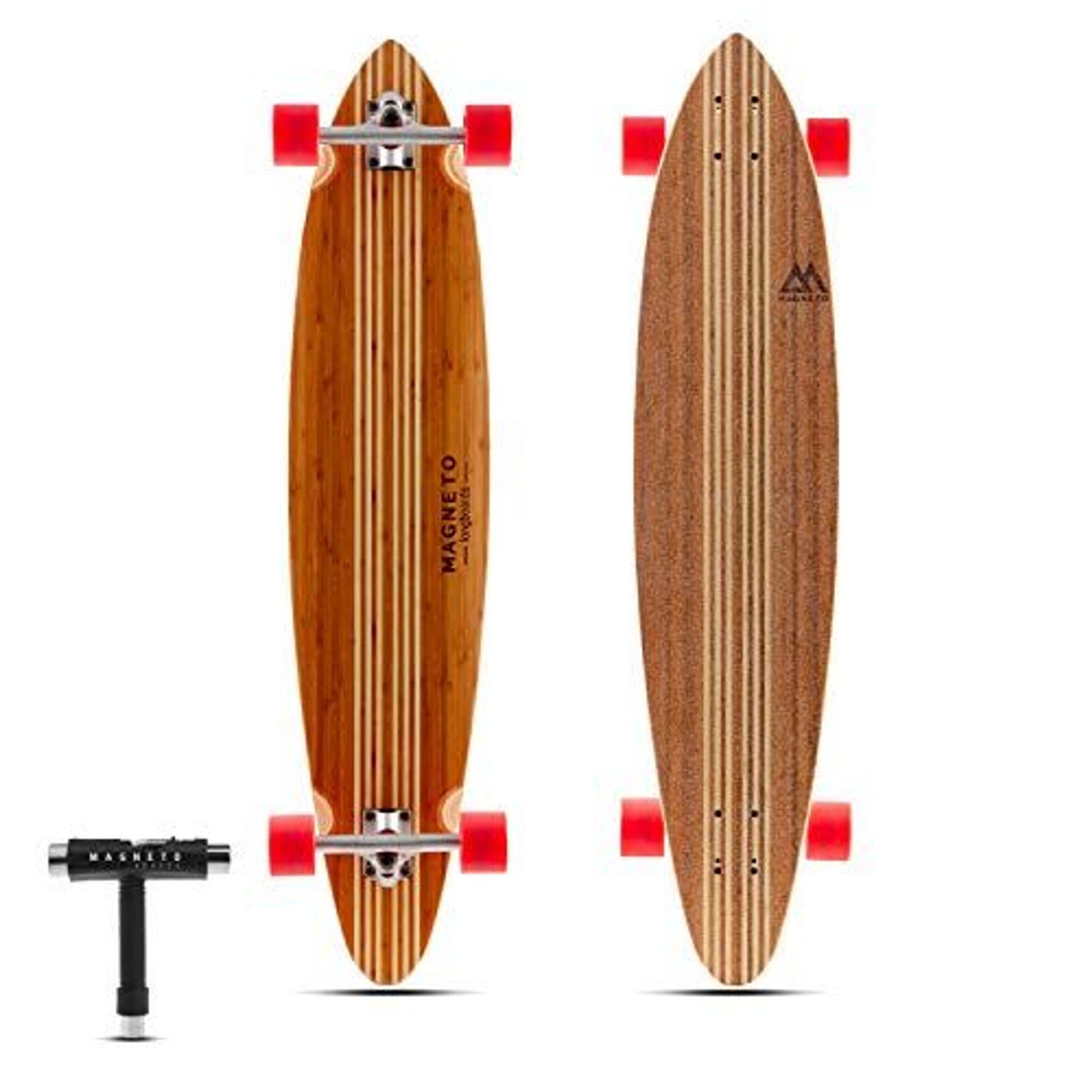Magneto Boards Hana Pintail Longboard Cruiser for Teens and Adults