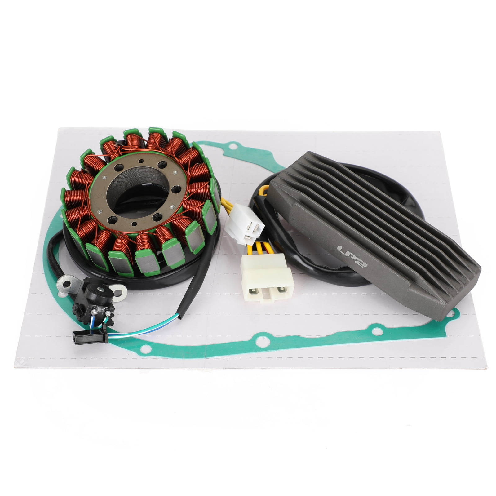 Yamaha Magneto Coil Stator Voltage Regulator Gasket Assy Products - Mad