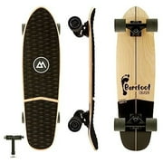 Magneto Skateboard Cruiser - 7-Ply Maple Deck Beginner Skateboard - Smooth Ride with Stomp Pad & Urethane Wheels - Compact Mini Cruiser for Kids & Adults - 27.5 in x 7.5 in