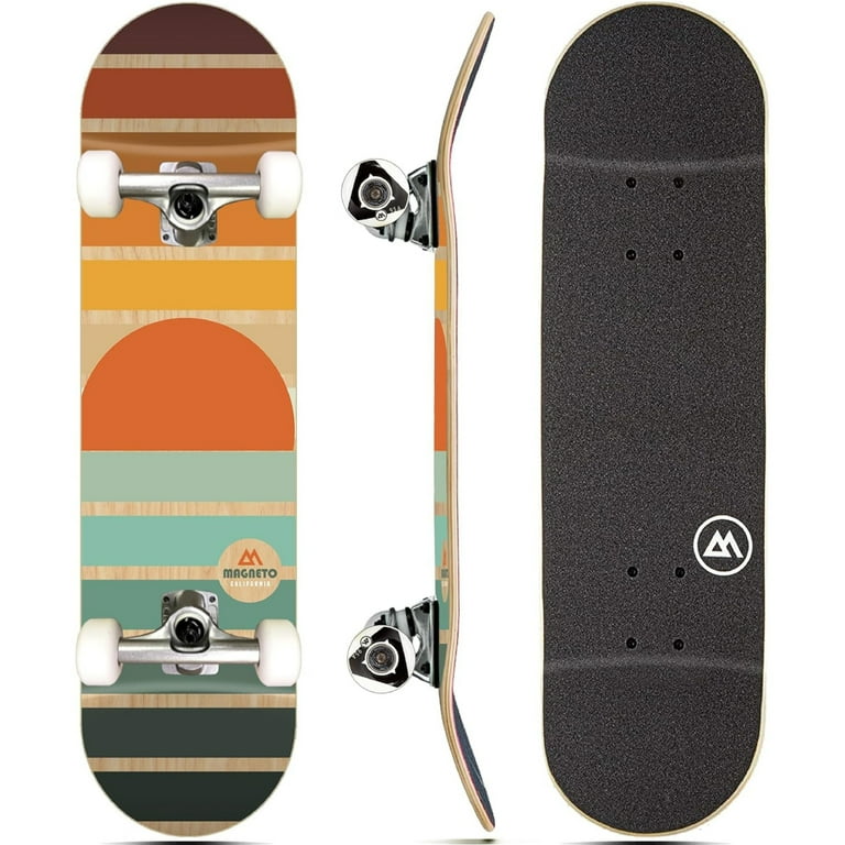 [りえっこ］gray boards Prodigy 57.5 Magneto Complete Skateboard | 27.5