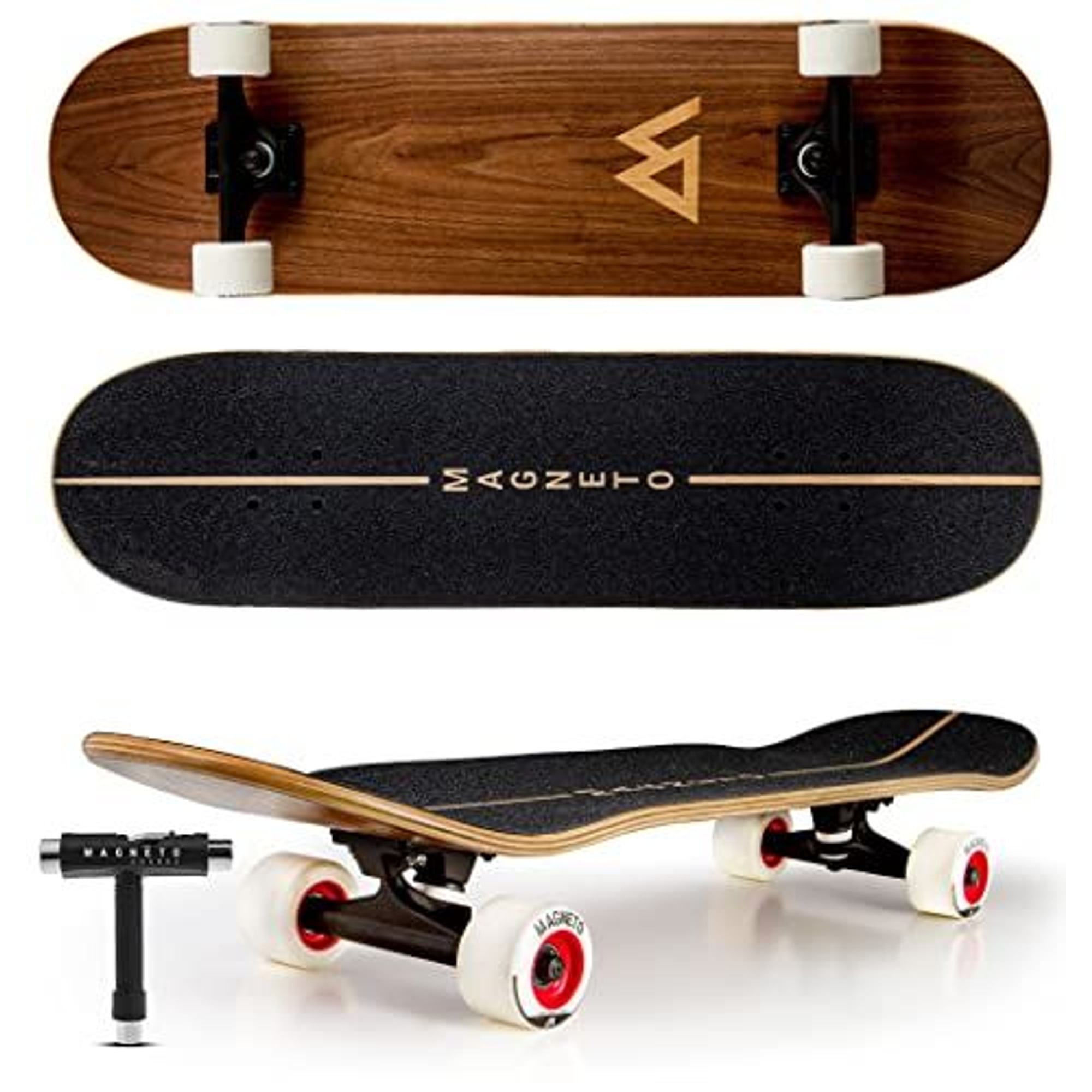 Magneto Complete Cruiser Skateboard - Smooth All-Terrain Ride