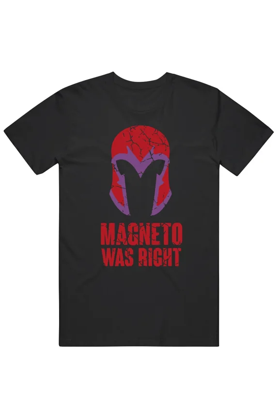 Magneto Was Right 97 Comic Fan Distressed T Shirt