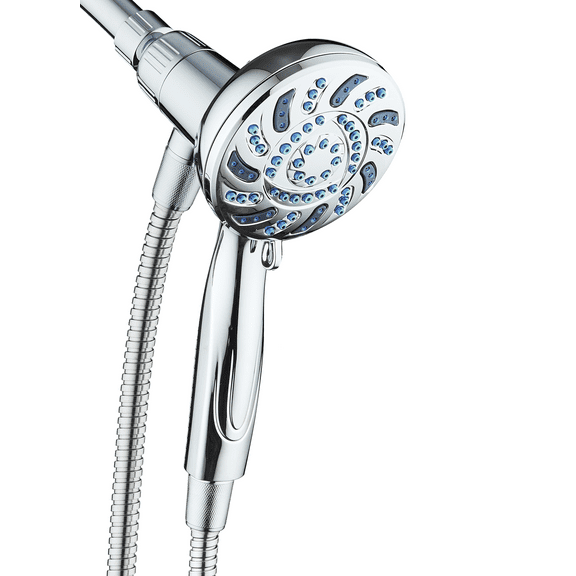 Magneton by AquaCare - High-pressure 6-setting Luxury Handheld Showerhead with Space-age Socket-Lock Magnetic Docking and Antimicrobial Nozzles