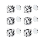 3 Pairs Magnetotherapy Ear Acupressure Earrings No Punching Unisex Accessories for Wellness and Style