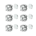thumbnail image 1 of Magnetotherapy Earrings Non Piercing Ear Acupressure 3 Pairs Set Unisex Wellness, 1 of 3
