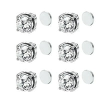 Magnetotherapy Earrings Non Piercing Ear Acupressure Stimulation 3 Pairs Set Unisex Jewelry