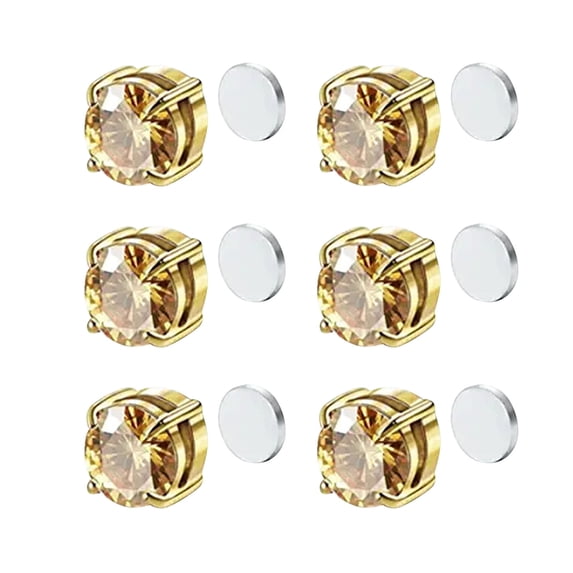Magnetotherapy Earrings Non Piercing Ear Acupressure Stimulation 3 Pairs Unisex Jewelry
