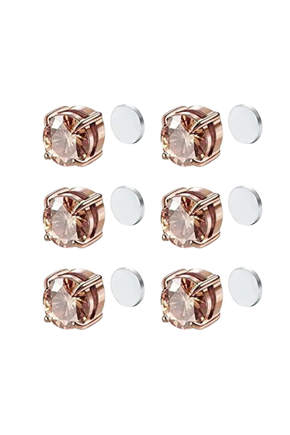 Magnetotherapy Earrings Non Piercing Ear Acupressure Stimulation 3 Pairs Unisex Jewelry