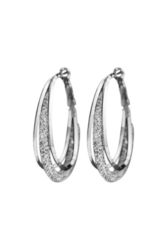 Magnetotherapy Hoop Earrings Lymphvity Acupuncture Earrings for Circulation Energy Balance Stimulating Acupoints Daily Wear
