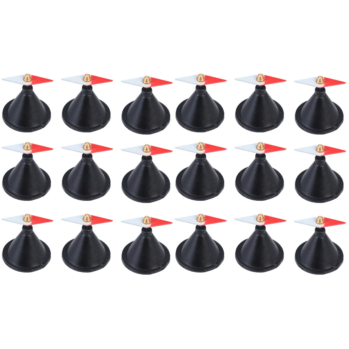 16pcs Rhombus Compass Needle With Base Physics Experiment Teaching Instrument Sale