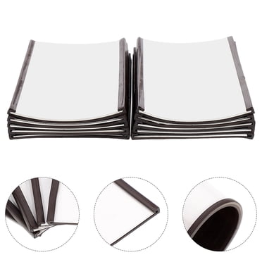 150mm X 100mm White Magnetic Labels For Warehouse Racking & Shelving (10 Pack)