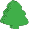 thumbnail image 1 of Magnets - Large Single Color Evergreen Tree, 1 of 3