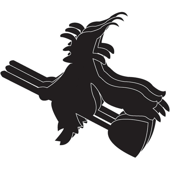 Magnets - Large Single Color Witch