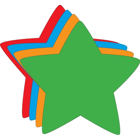 Die-Cut Magnetic - Small Assorted Color Star
