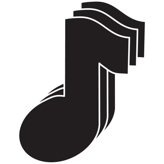 Magnets - Small Single Color Music Note