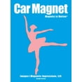 thumbnail image 1 of Magnets in Motion Ballet Dancer Car Magnet Pink, 1 of 4