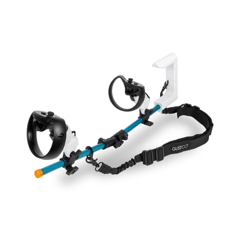 Magni Stock+ - VR Carbon Fiber Controller Stock Rifle Adapter Compatible with Oculus Rift, Carbon Blue