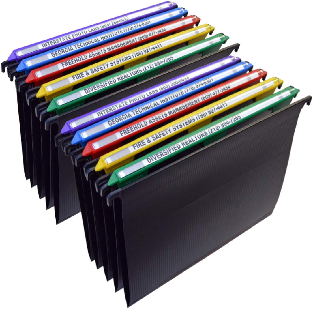 MagniFile Hanging File Folders V Base Letter Size with 11 inch ...