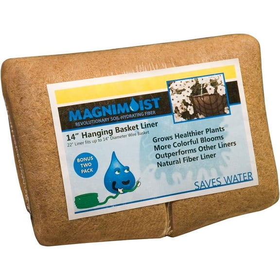 MagniMoist Pre-cut Basket Liner, For 12 - 14 Inch Baskets