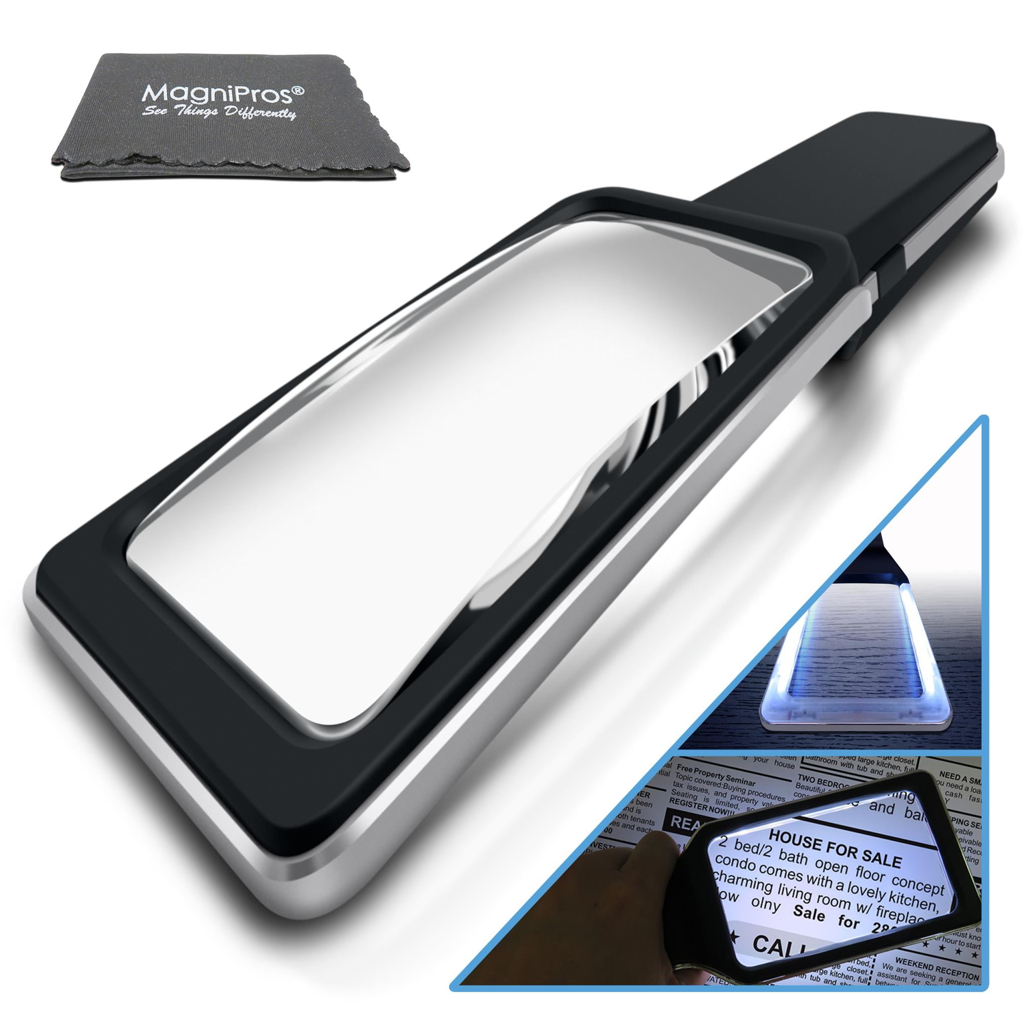 NACAMS Magnifying Glass with 48 LED Lights for Desk, Sewing