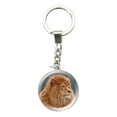 thumbnail image 1 of Magnidome - Lion Keychain by Deluxebase. Dome Picture Key Ring with Crystal Glass for Men & Women, 1 of 2