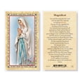 thumbnail image 1 of Magnificat - Our Lady of Lourdes Gold-Stamped Laminated Catholic Prayer Holy Card with Prayer on Back, Pack of 25, 1 of 7