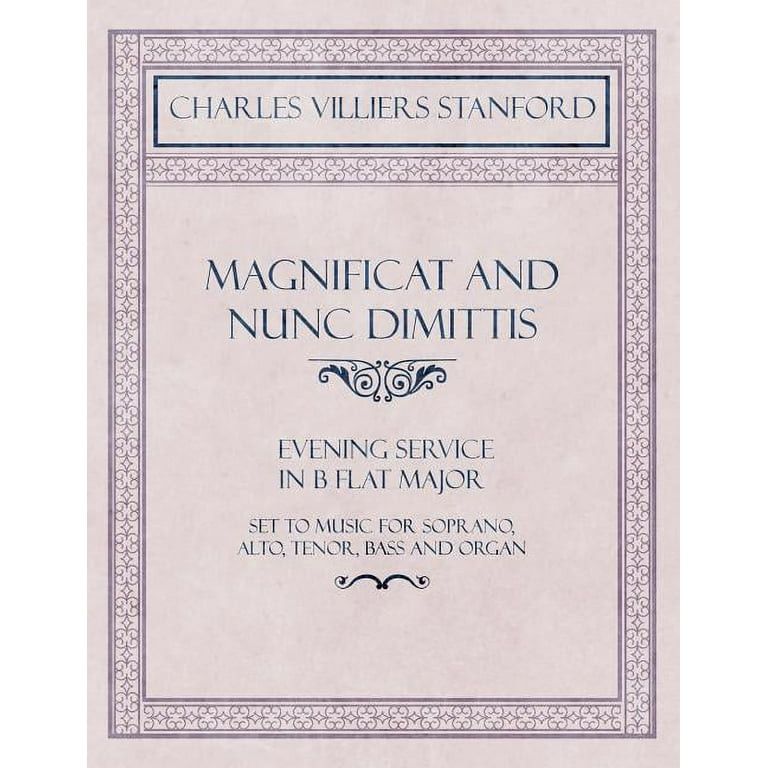 Download Charles Villiers Stanford "Magnificat And Nunc Dimittis In A