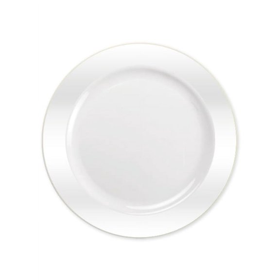 Magnificence Pearl 10.25" Plastic Banquet Plates, 30ct.
