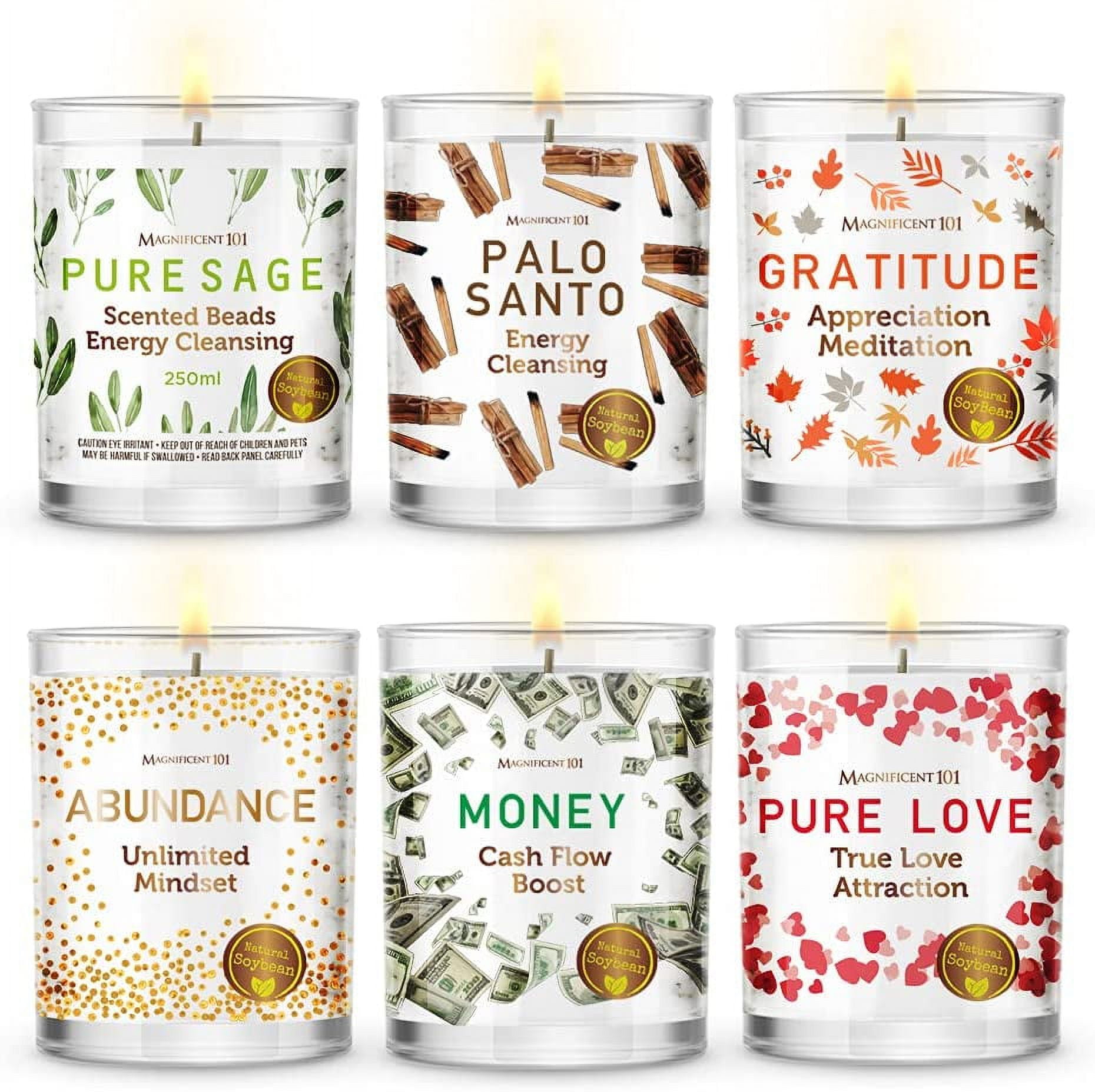 Magnificent 101 Gift Kit Set of 6 Candles